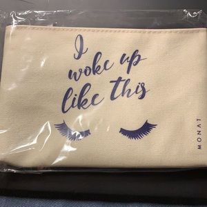 Monat “I Woke Up Like This” Make Up Bag